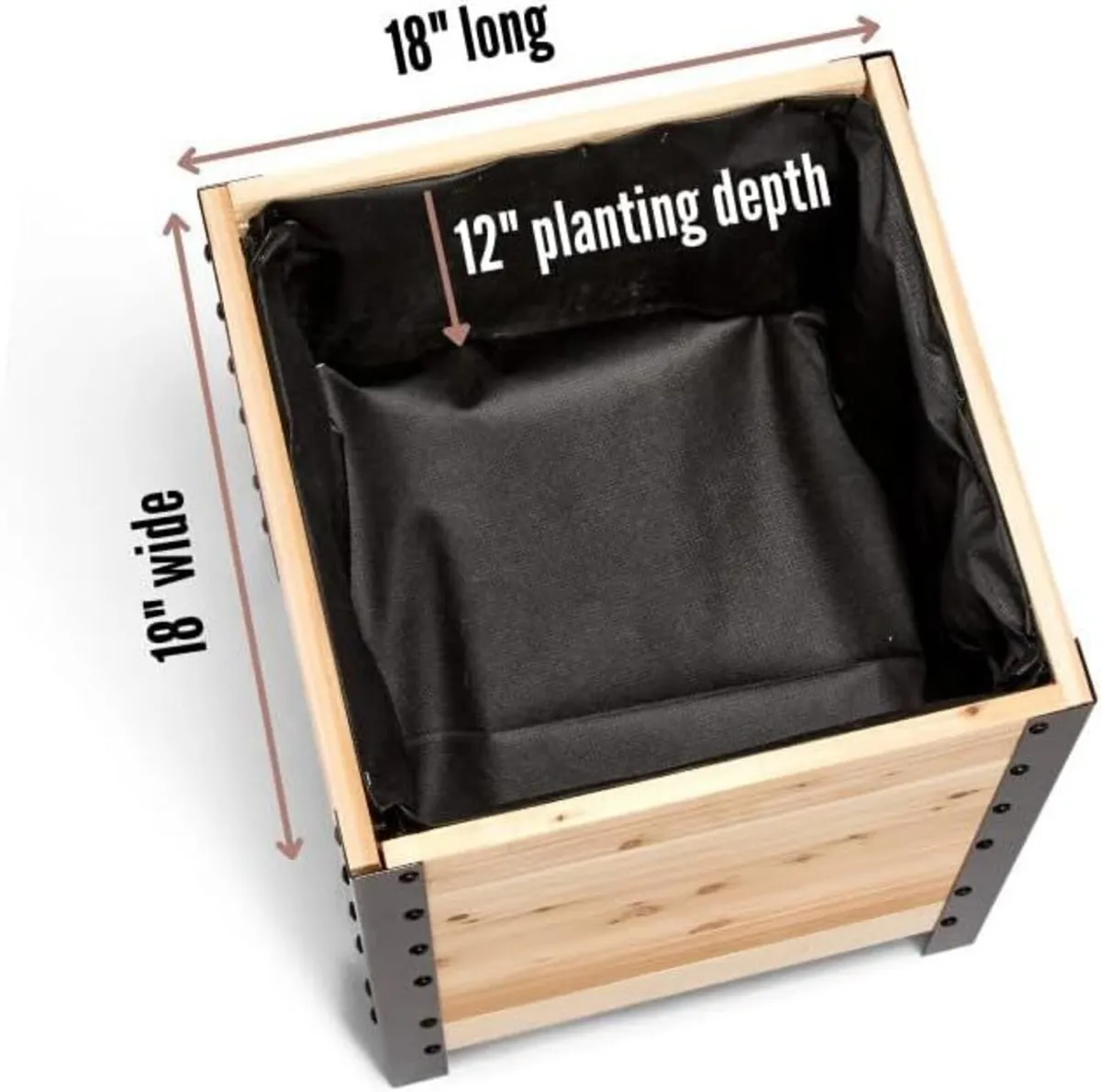 100% Canadian Cedar Wood Elevated Garden Bed - Image 4