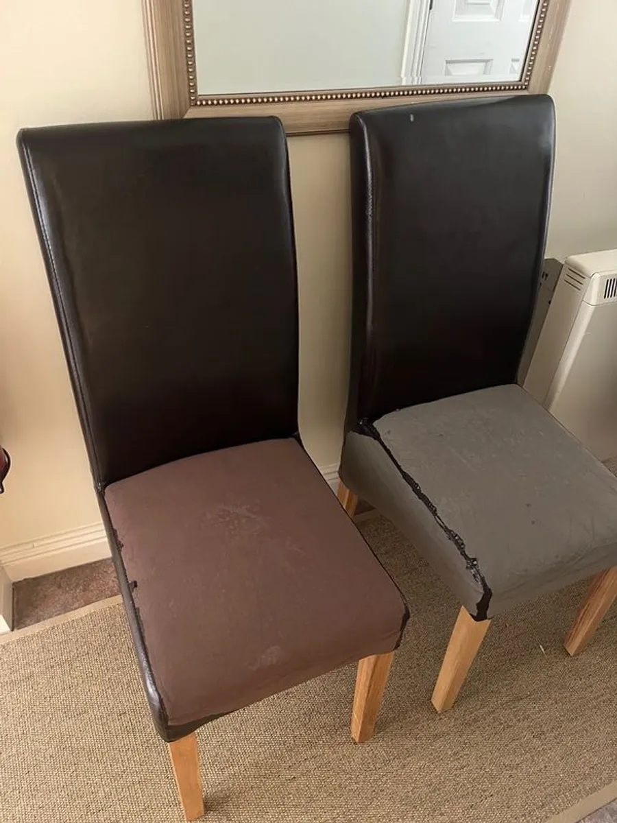 Dining chairs for re-upholstering - Image 1