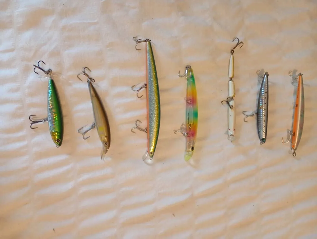 Bass hard plastic lures - Image 1