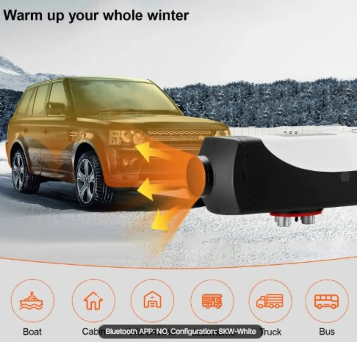 12V Diesel Parking Heater,5-8KW Diesel Air Heater - Image 4