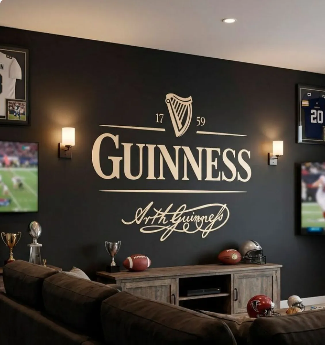 BN Unused Guinness Promotional Wall Graphic - Image 3