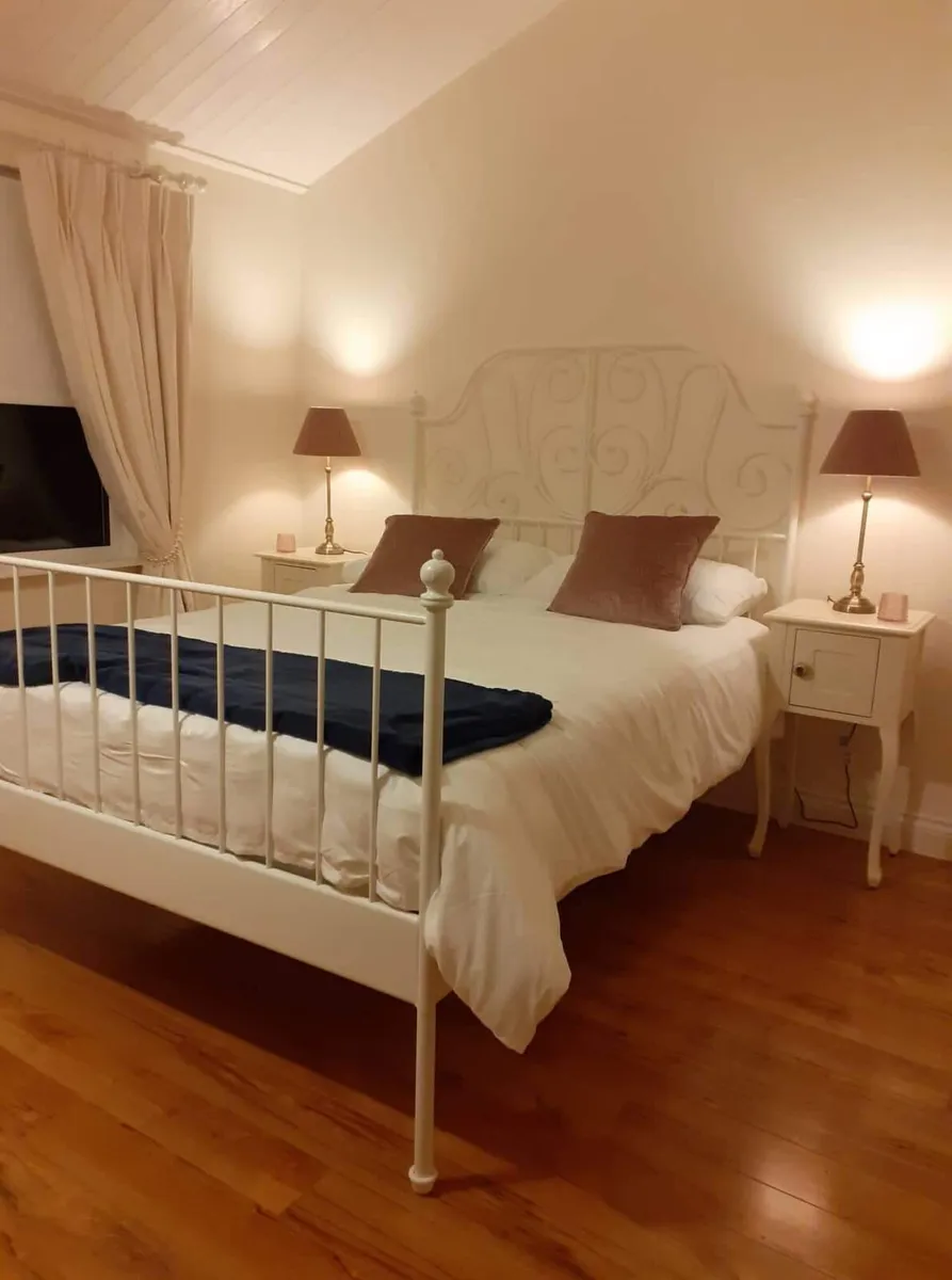 IKEA LEIRVIK Metal Double Bed Frame - Image 1