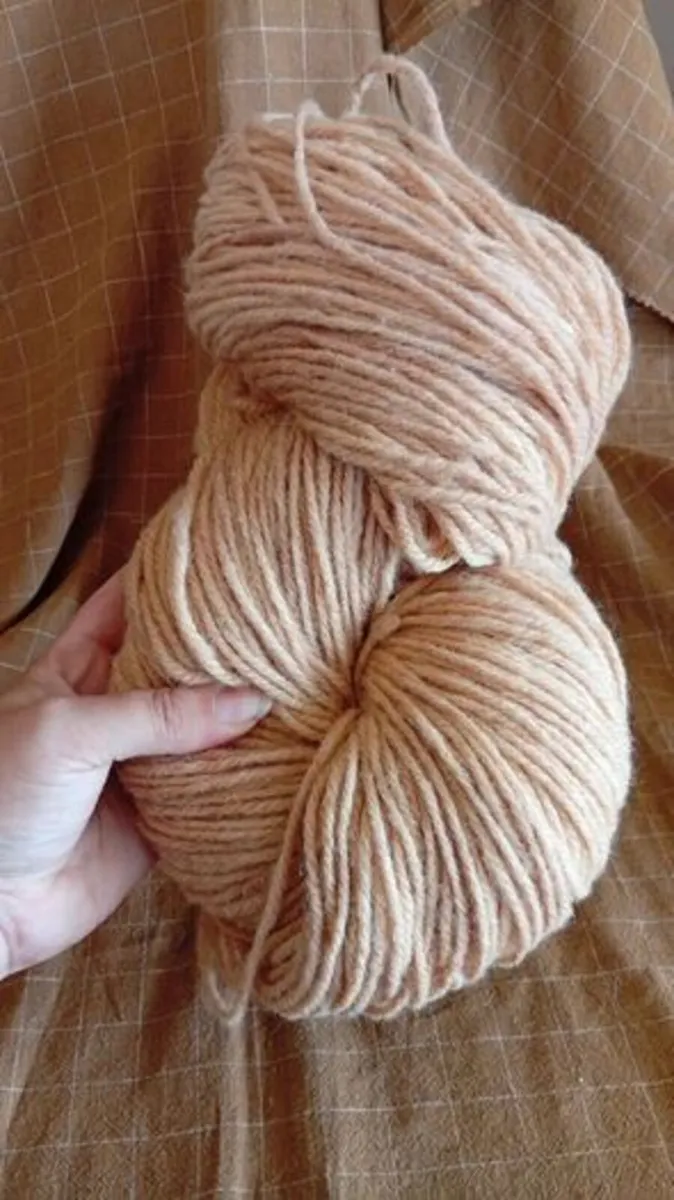 Large Skein Botanic Dyed Irish Wool Aran - Image 2