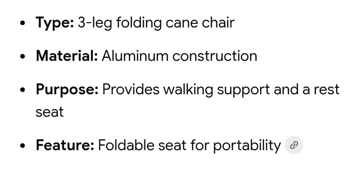 Walking stick seat - Image 4