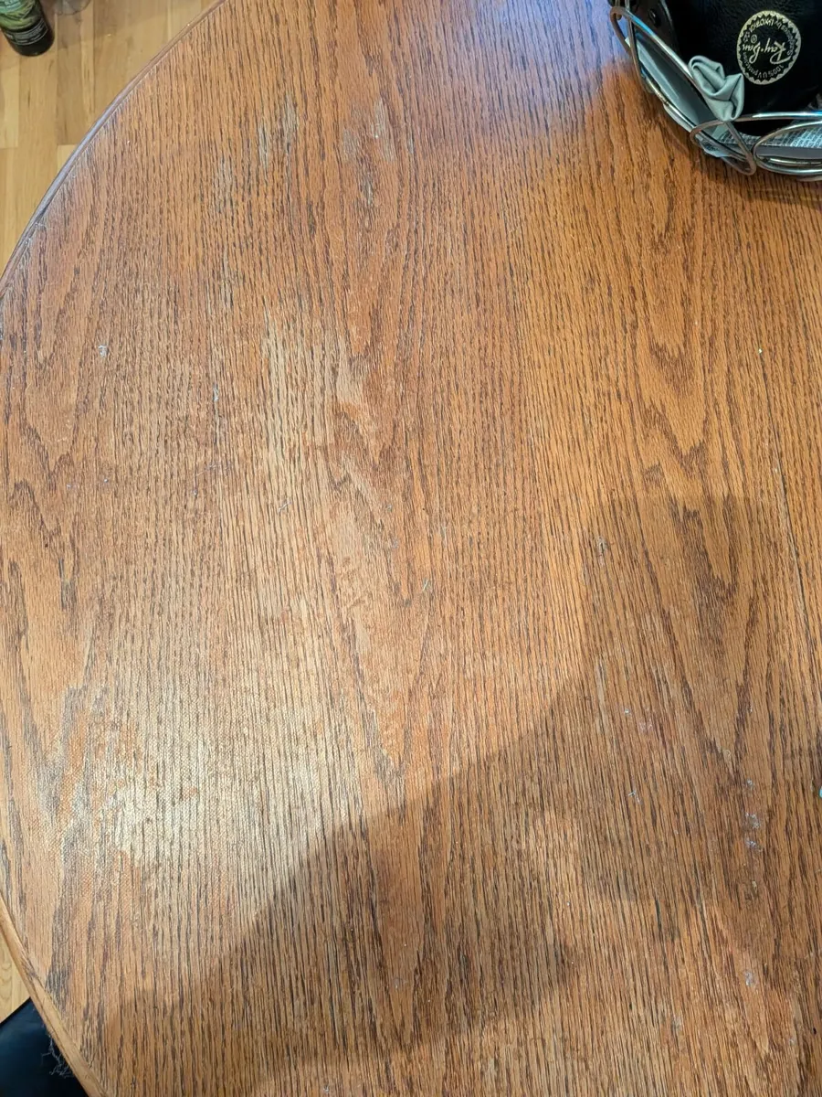 Solid Oak Dining Table and 6 Chairs - Image 2