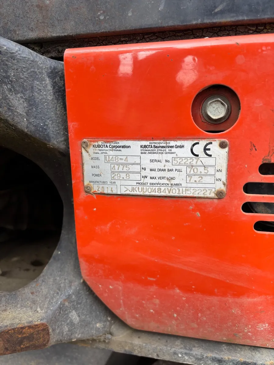 Kubota u48-4 Mini Digger for sale - Image 1