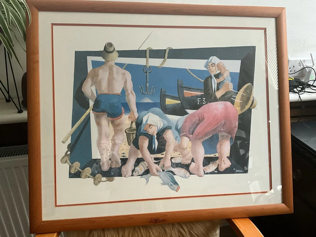 Rare Vintage 1992 Cesar Manrique Print - Image 4