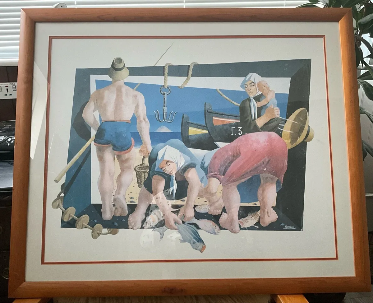 Rare Vintage 1992 Cesar Manrique Print - Image 1