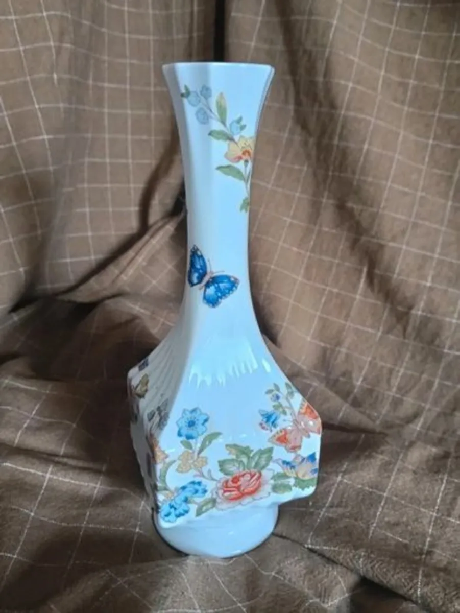 Aynsley English floral garden bud vase - Image 1