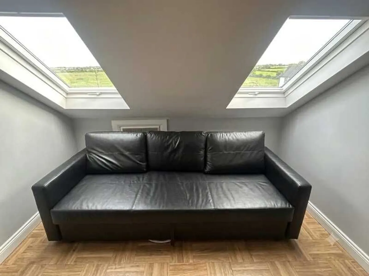 Ikea Friheten 3 Seater Sofa Bed Black 400 Euro - Image 1