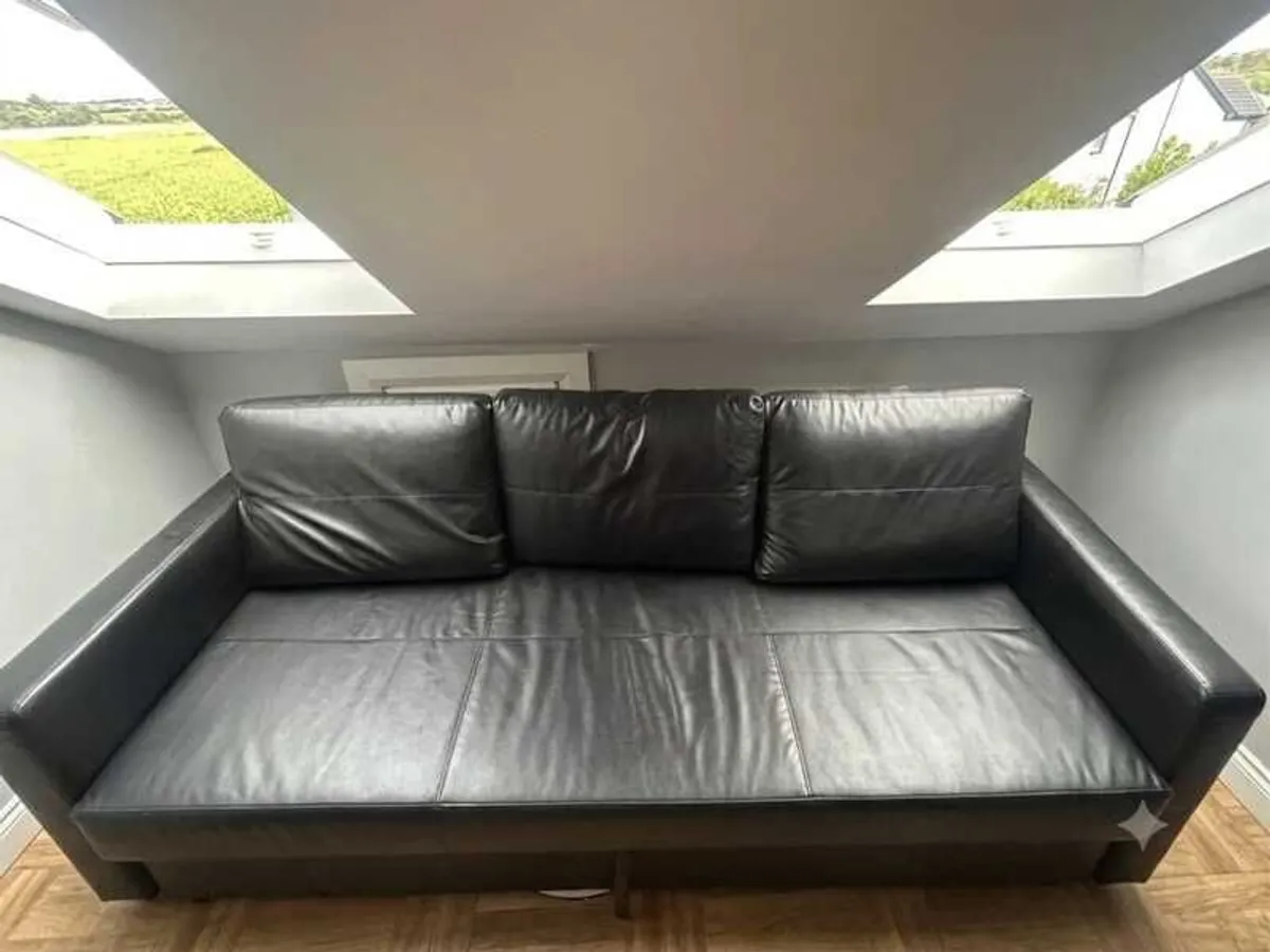 Ikea Friheten 3 Seater Sofa Bed Black 400 Euro - Image 2