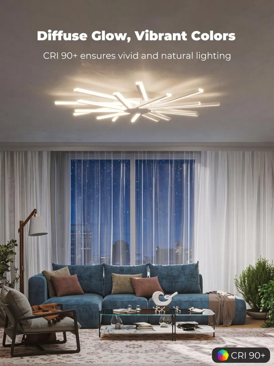 96CM Ceiling Lights Living Room Large Lighting - Image 3