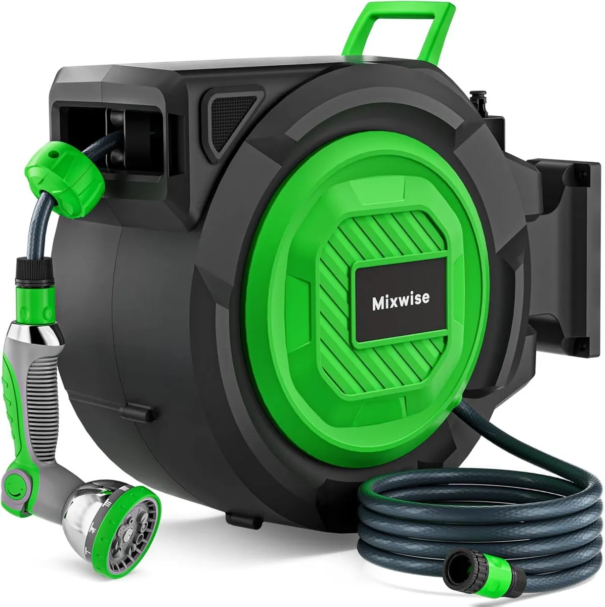 Retractable Garden Hose Reel 1 2'' X 30m+2m - Image 1