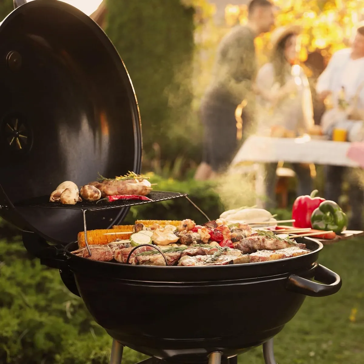 Bbq Grill ø 53CM 2 Cooking Grates - Image 3