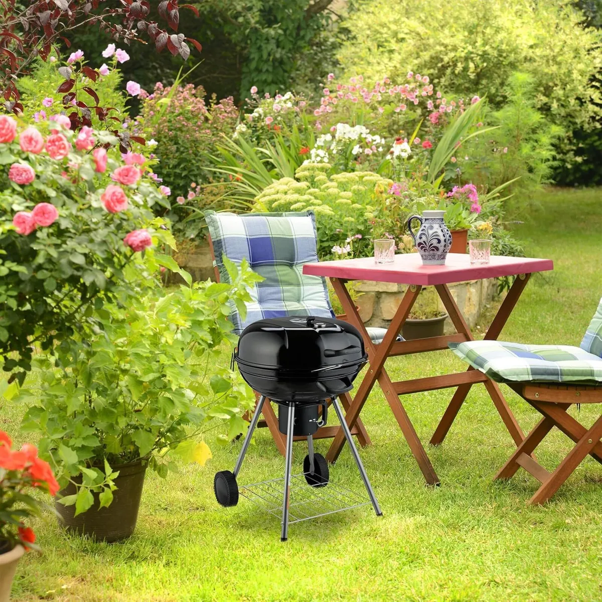 Bbq Grill ø 53CM 2 Cooking Grates - Image 2