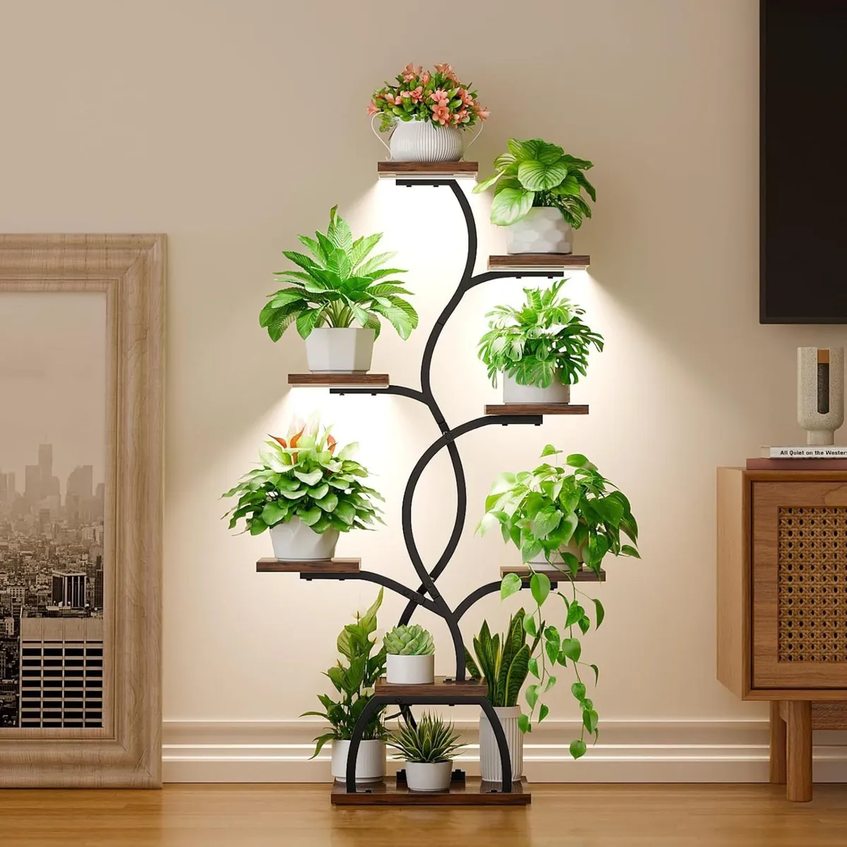 Plant Stand Indoor with Grow Light 8 Tiered - Image 3