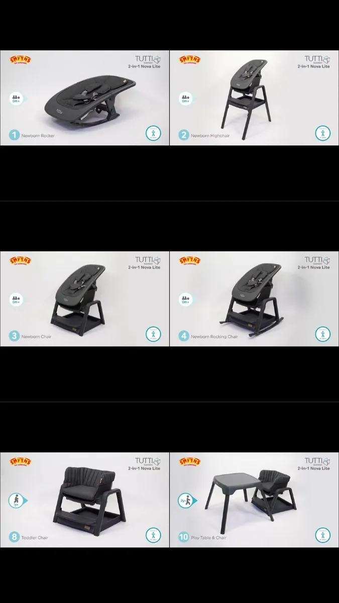Tutti bambini high chair - Image 2