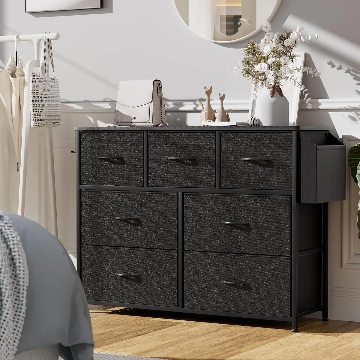 Fabric Chest of Drawers Large TV Stand - Image 2