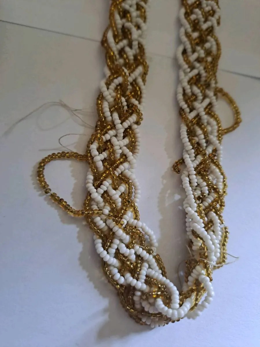 Vintage 1960s Handmade Beaded Necklaces - Image 4