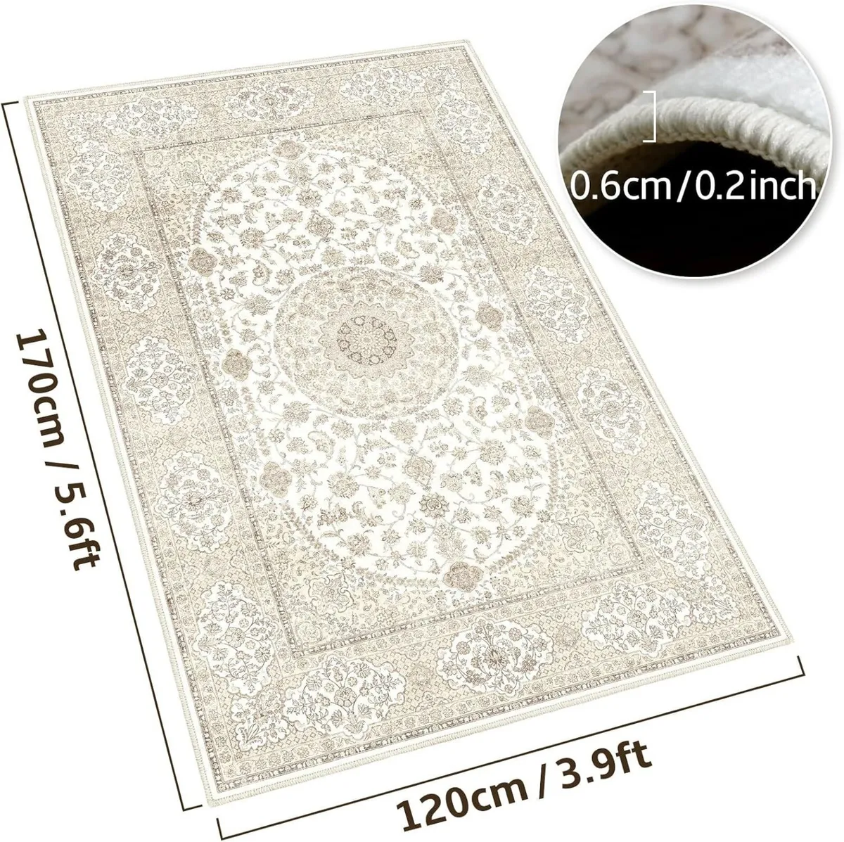 Area Rugs Carpet for Living Room Bedroom - Image 2