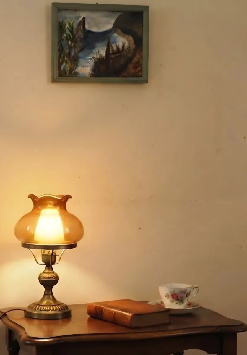Captured Serenity: An Original Vintage Oil ... - Image 1