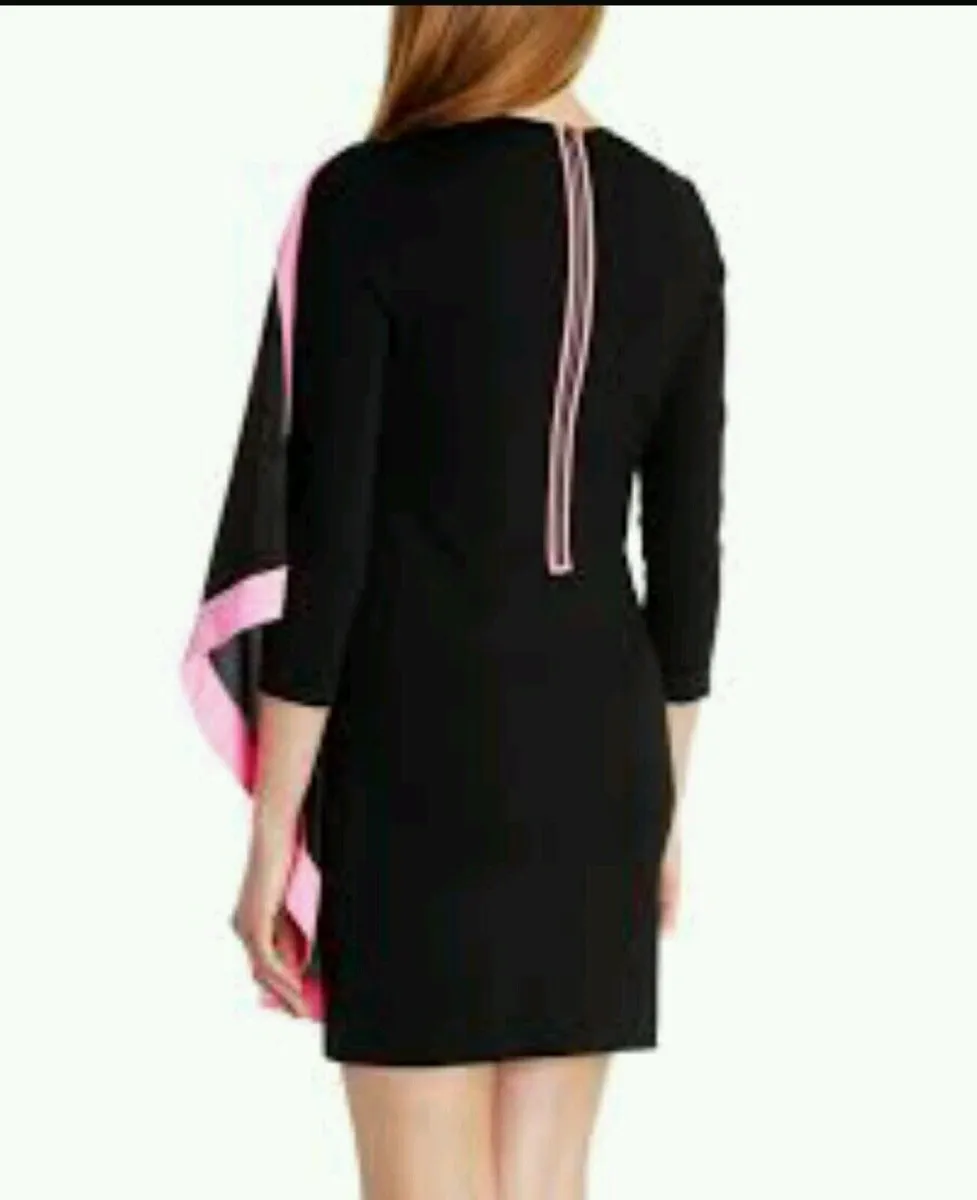 Ted Baker BETRISS Black Pink Dress - Image 3