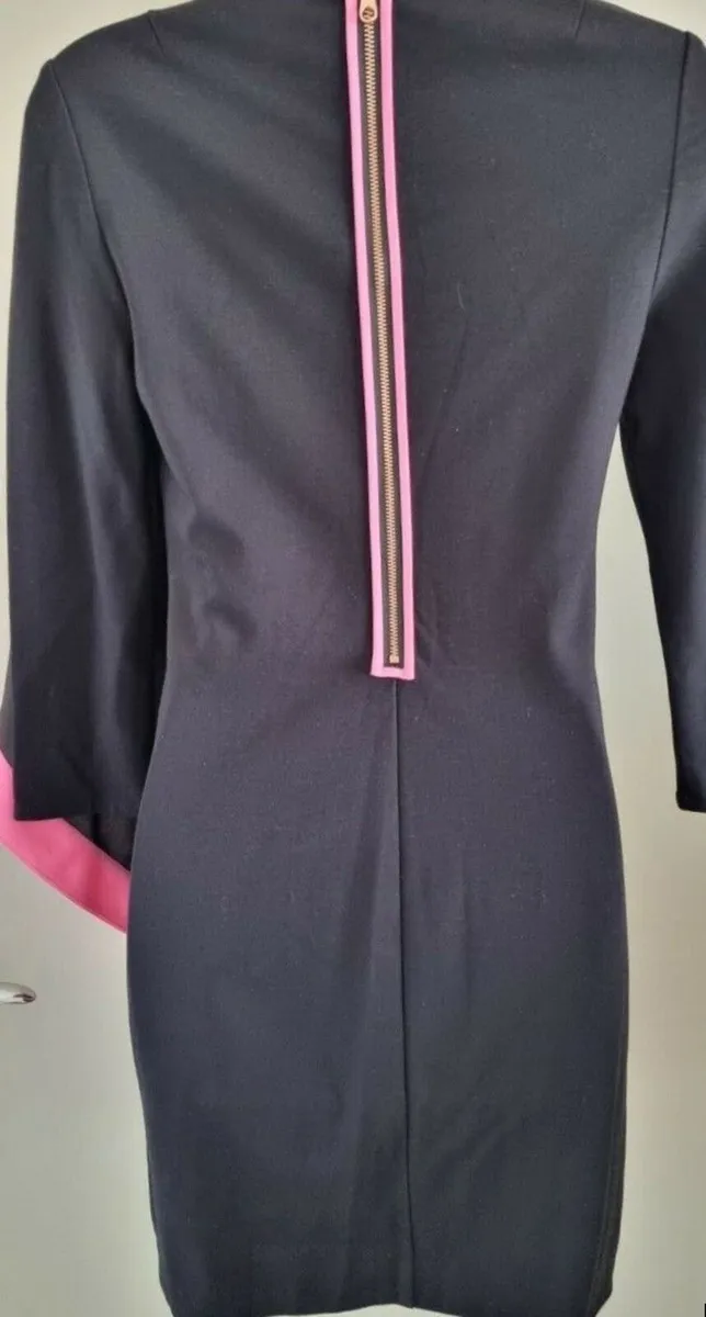 Ted Baker BETRISS Black Pink Dress - Image 4