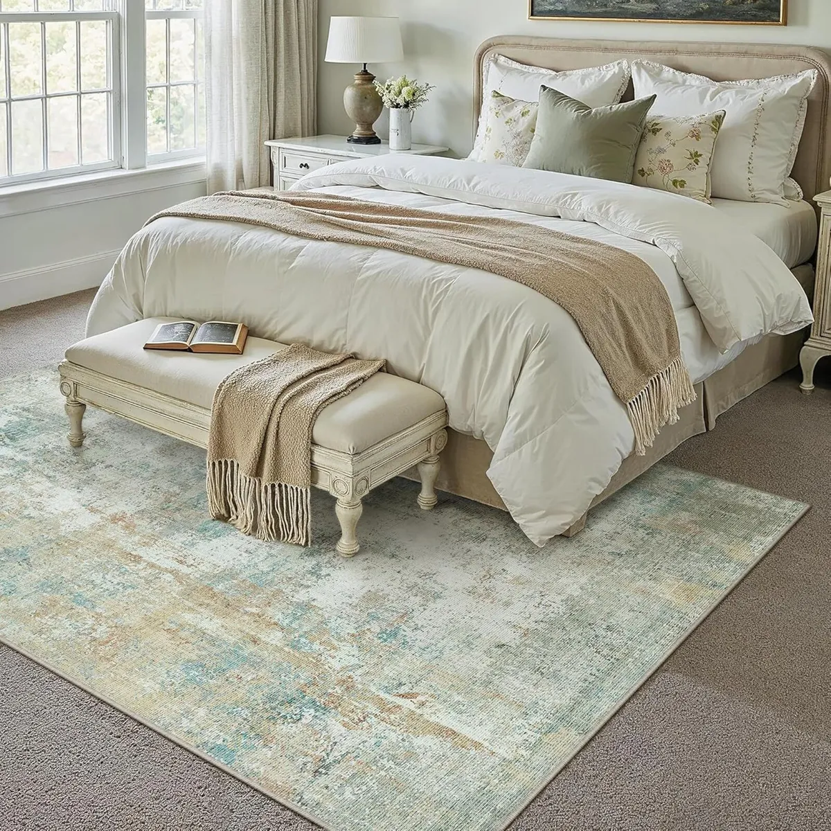 Washable Rugs Living Room Rug Large Carpet - Image 3