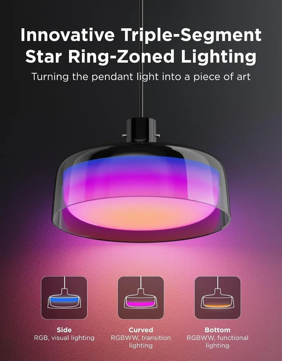 Pendant Light 3-Layer Lighting Rgbic Smart - Image 2