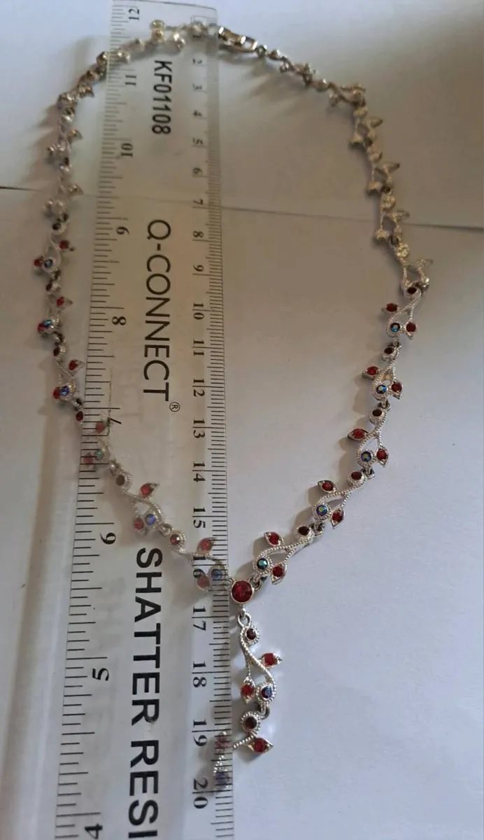 Aurora Borealis Necklace and Earrings Jewellery - Image 4