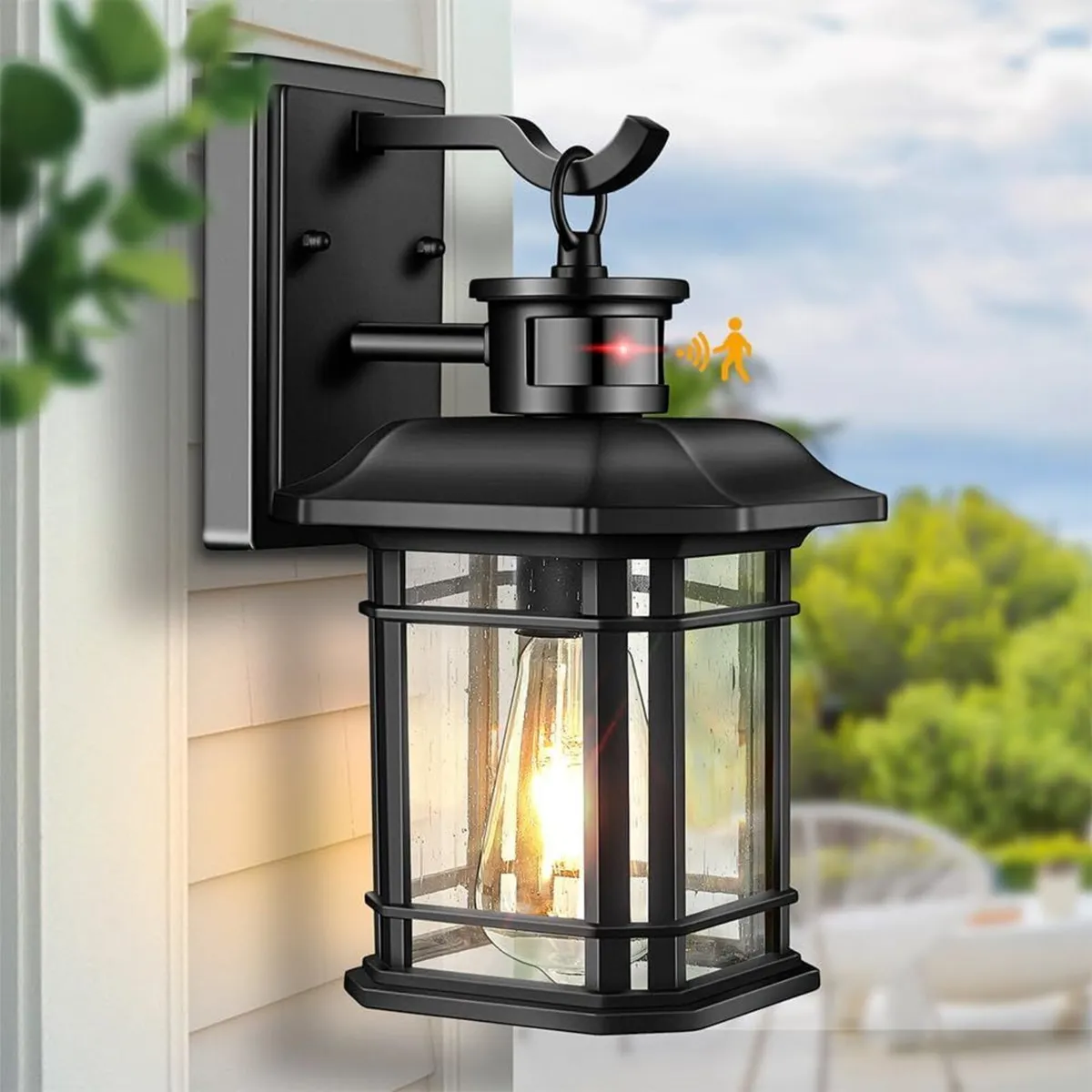 Outdoor Wall Lights Mains Powered Outside Light - Image 1