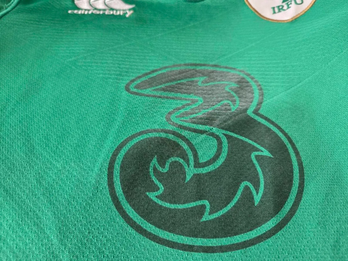 Ireland Rugby Union Home Pro Jersey 2015 to 2016 M - Image 4