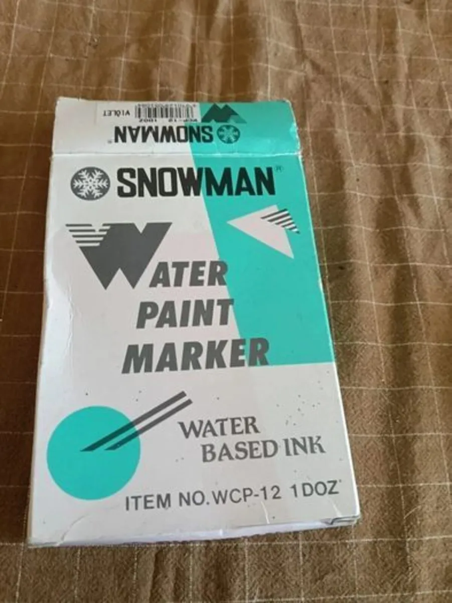 Set of Water Paint Markers Purple - Image 1