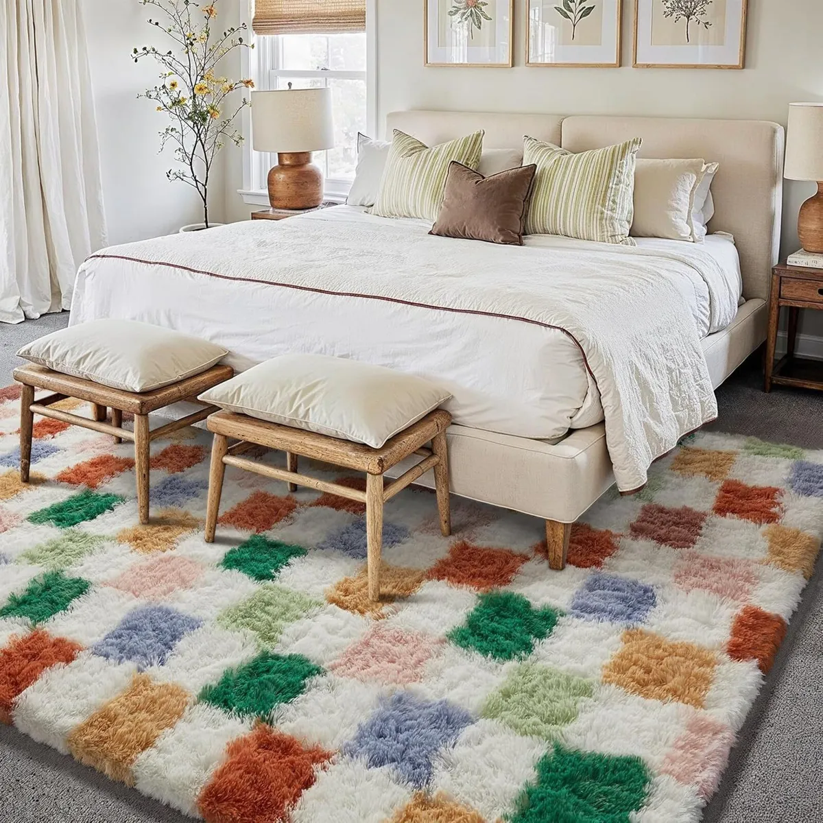 Rugs Living Room Shaggy Rug Fluffy Soft - Image 3