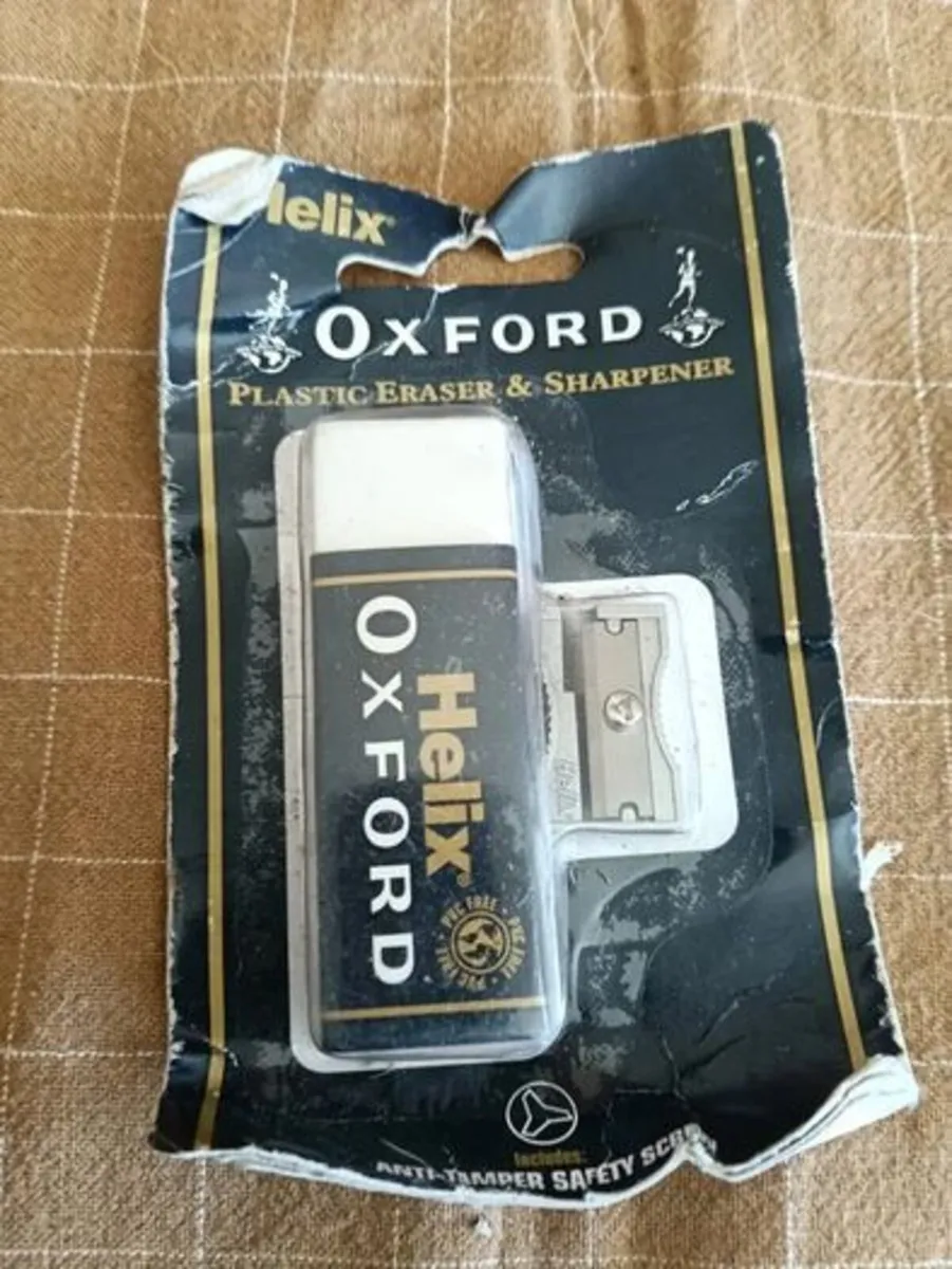 Helix Oxford Rubber Eraser and Pencil Sharpener Se
