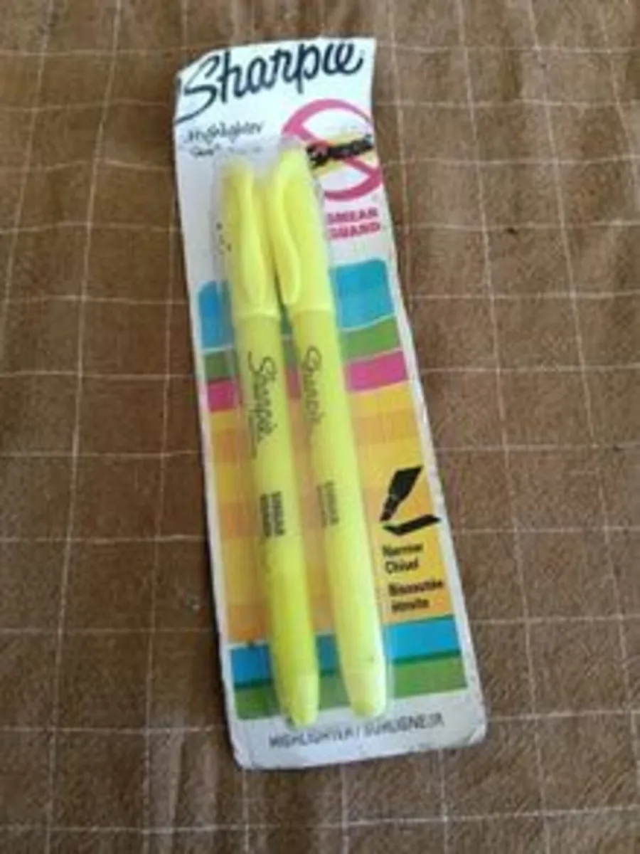 Two Pack Sharpie Highlighters Yellow