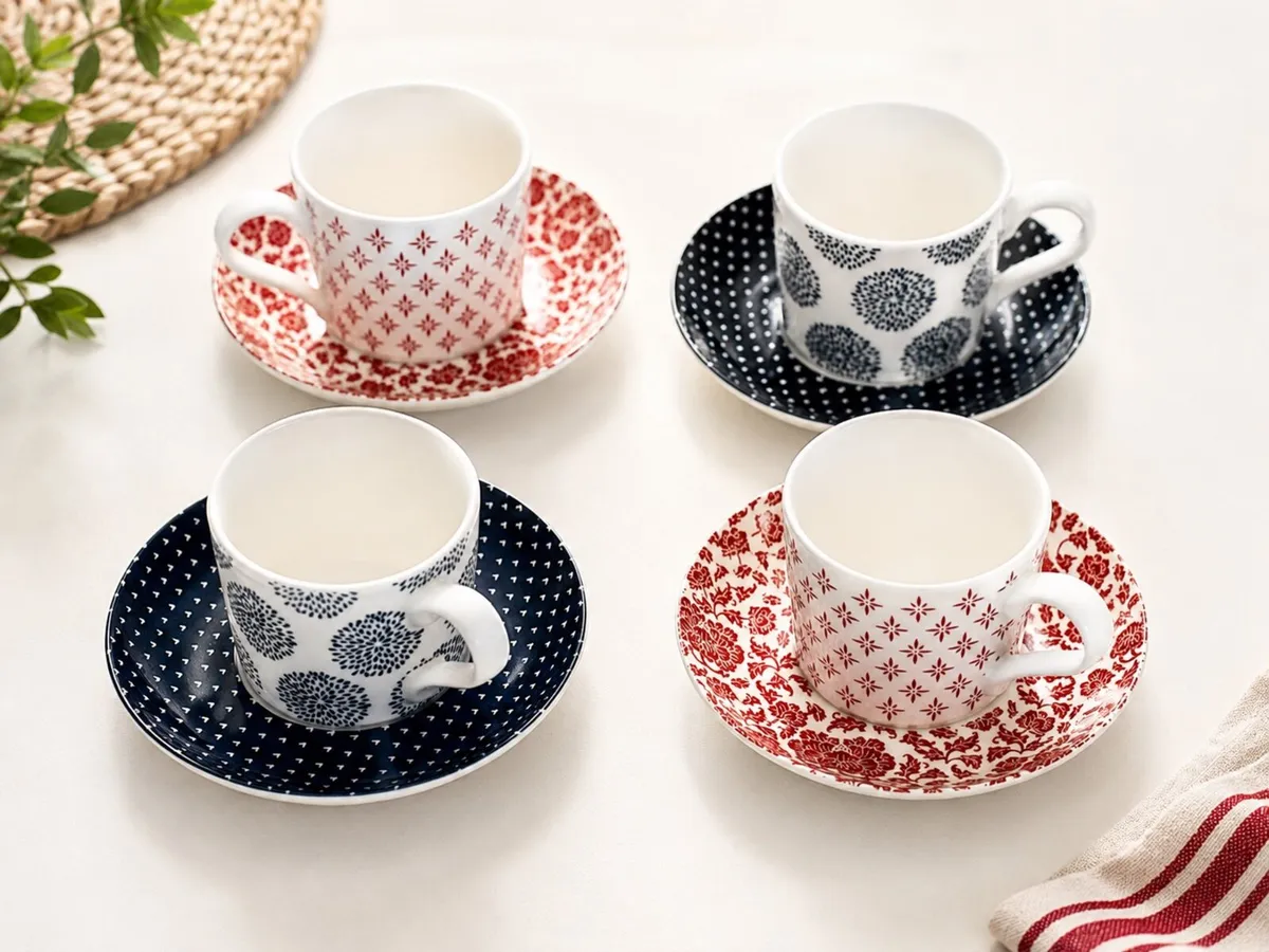 Set of 4 coffee tea pots