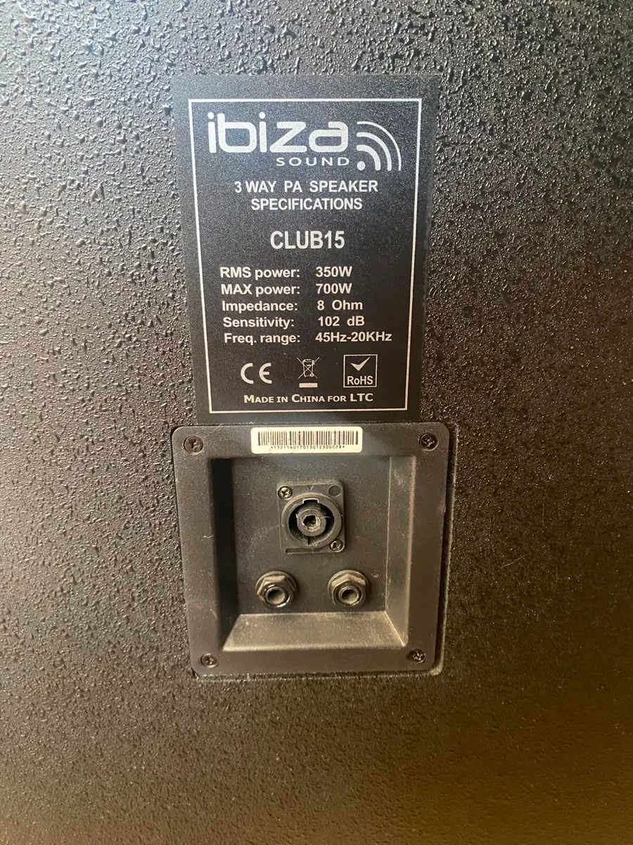 Complete Ibiza PA System (Used once!!) - Image 4