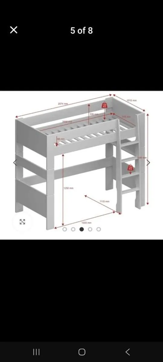 High sleeper bunk bed - Image 3