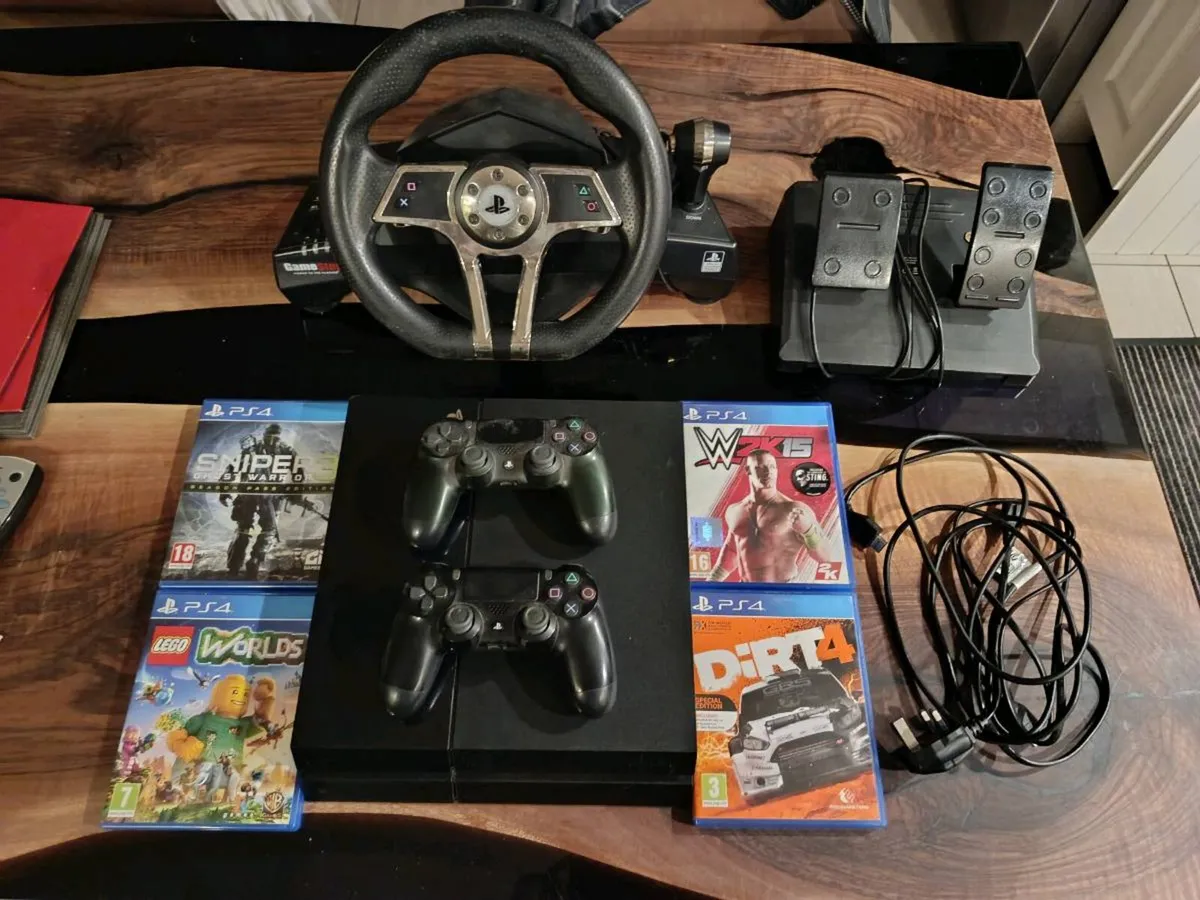 PS4 500GB Racing Setup + 4 games - Image 3