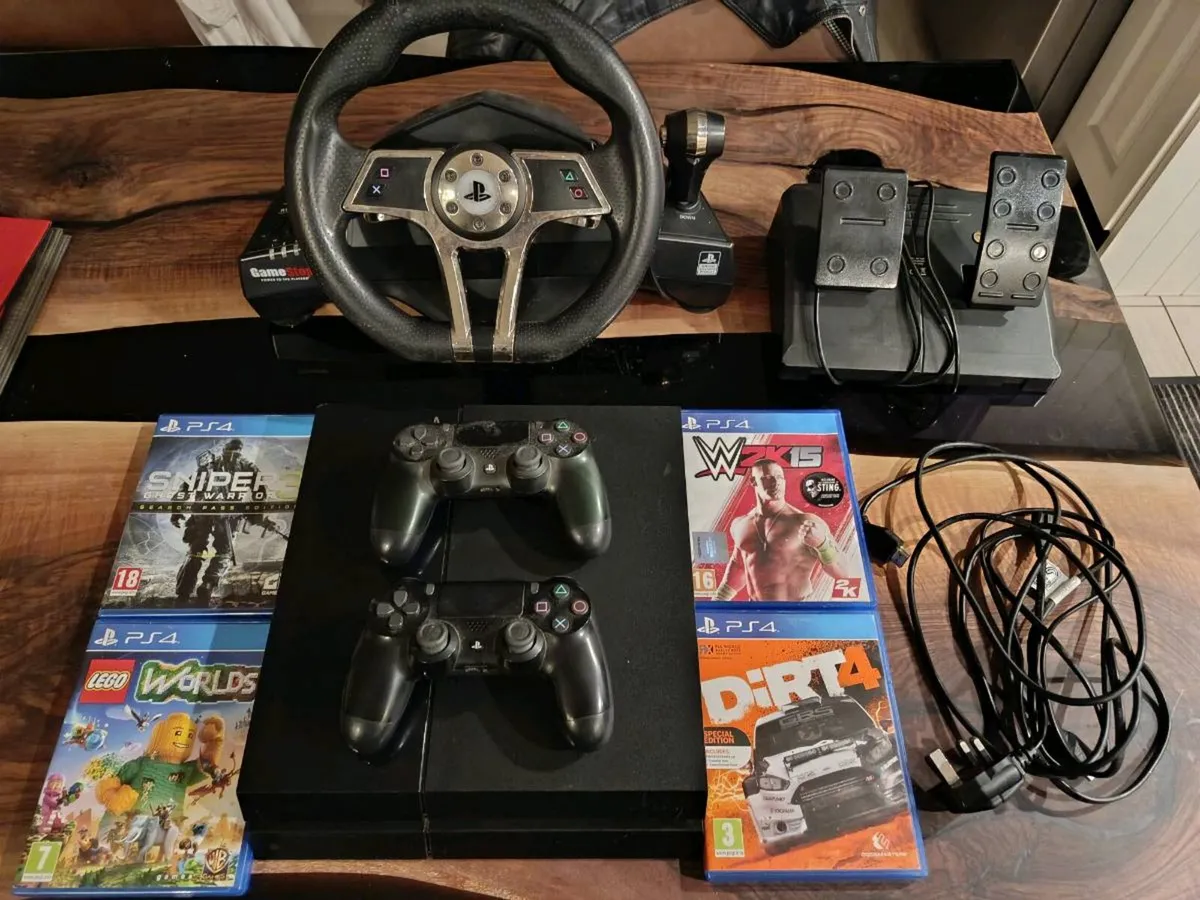 PS4 500GB Racing Setup + 4 games - Image 4