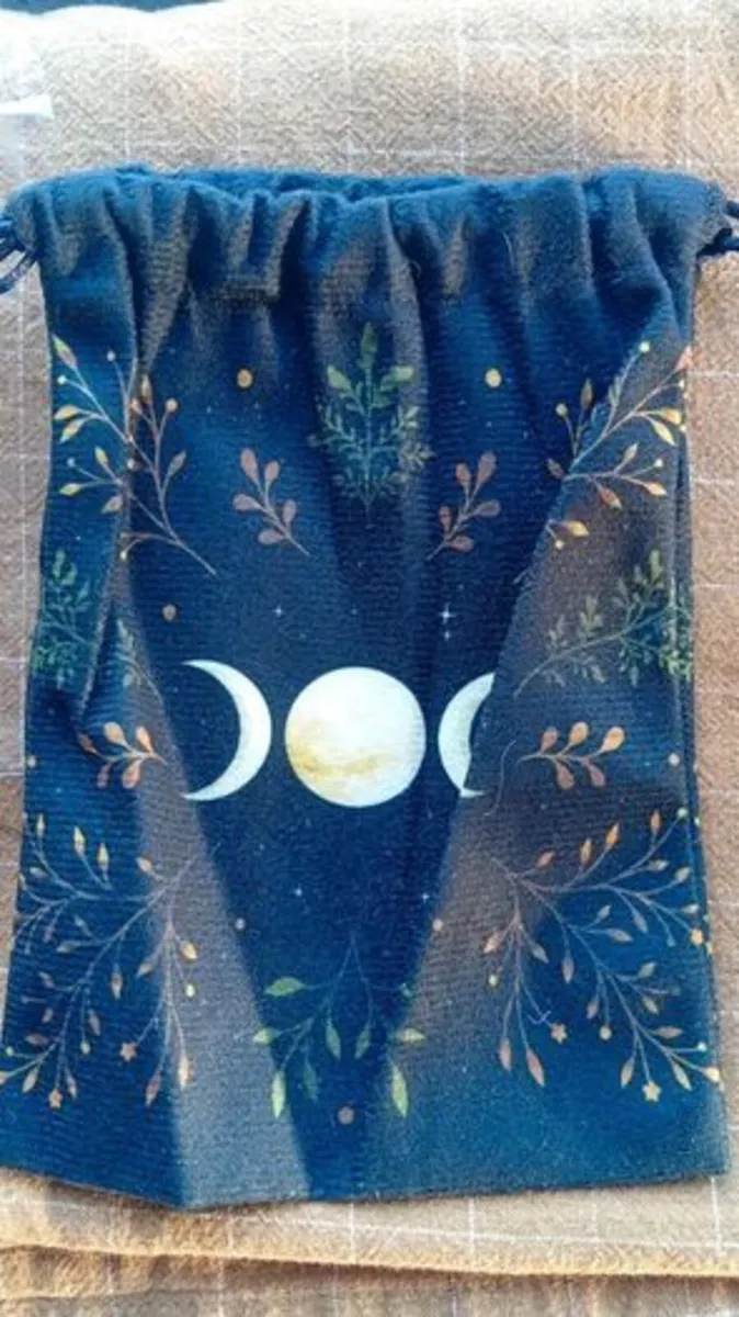 Tarot Witchcraft Pouch Moon Phases - Image 1