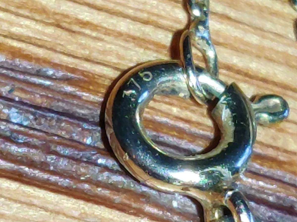 GEOMETRY BELCHER, 9CT Yellow Gold 18"Necklace ! - Image 4