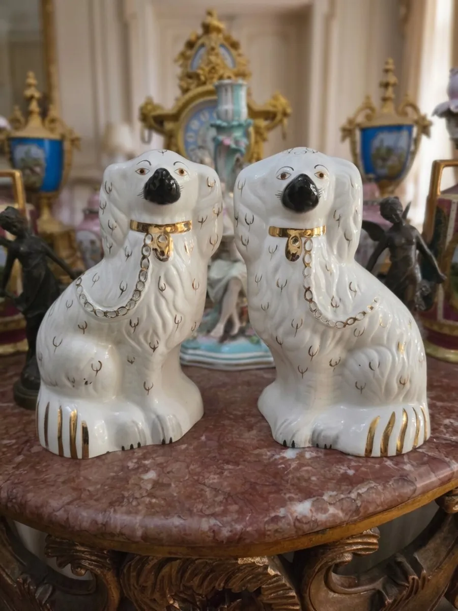 Large vintage BESWICK spaniels - Image 4
