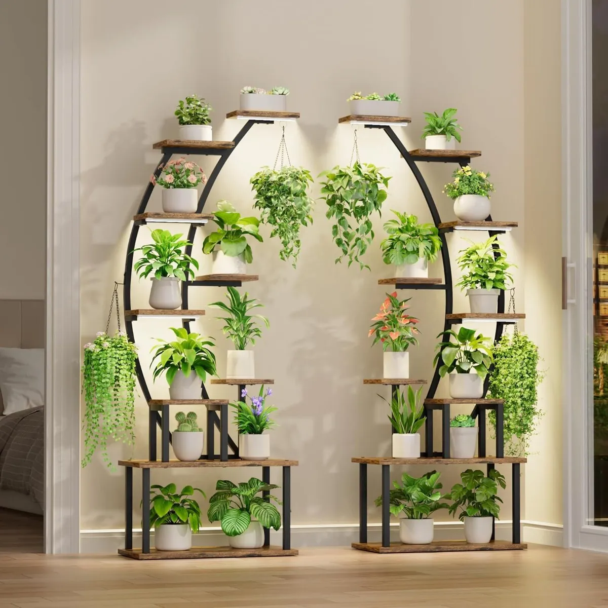 Plant Stand Indoor with Grow Lights 9 Tiered - Image 4