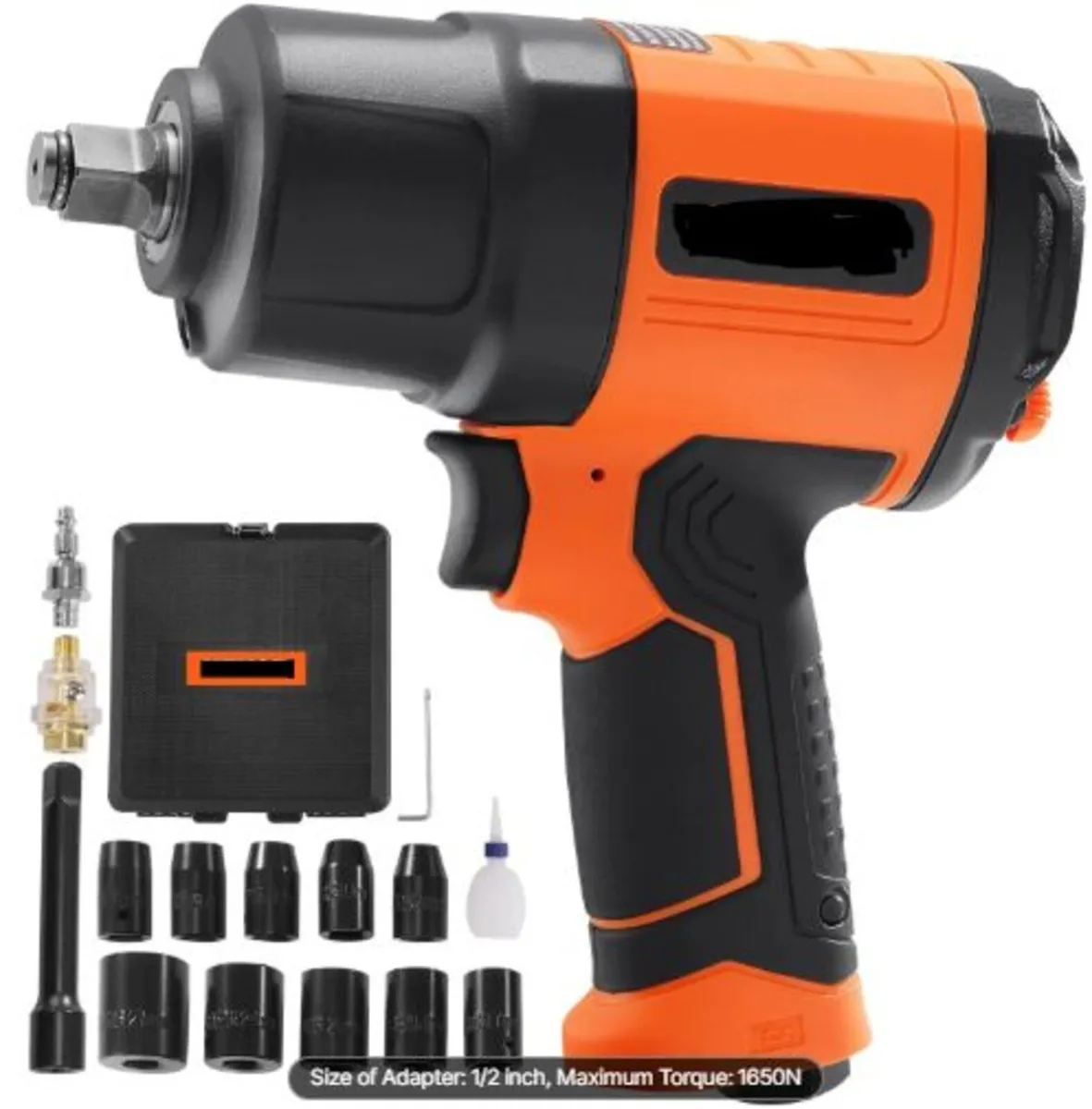 1.3 cm Air Impact Wrench, High Torque Up to 1894.6 - Image 1