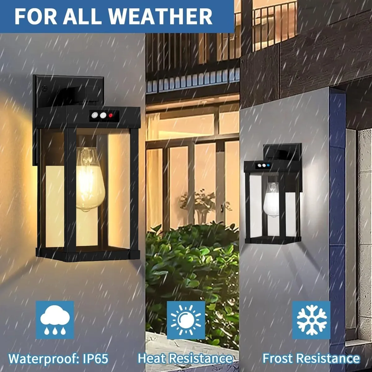 Solar Wall Lights Waterproof Motion Sensor - Image 2