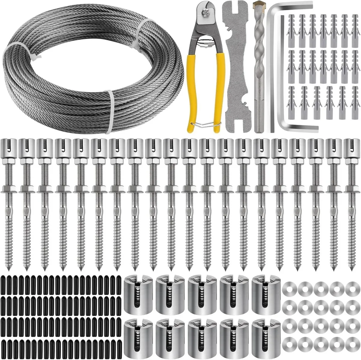 30m Stainless Steel Garden Wire Trellis - Image 1
