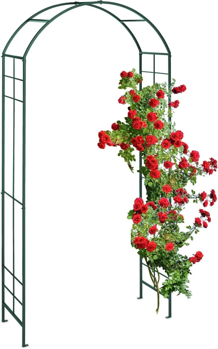 Metal Rose Arch Garden Arbour - Image 1