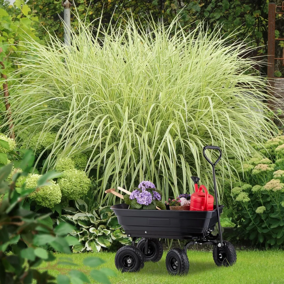 Trolley with Tilt Function Garden Wagon 4 - Image 3